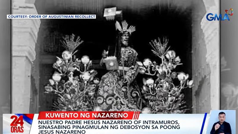Did you know?: The original Nazareno was Nuestro Padre Hesus Nazareno of Intramuros