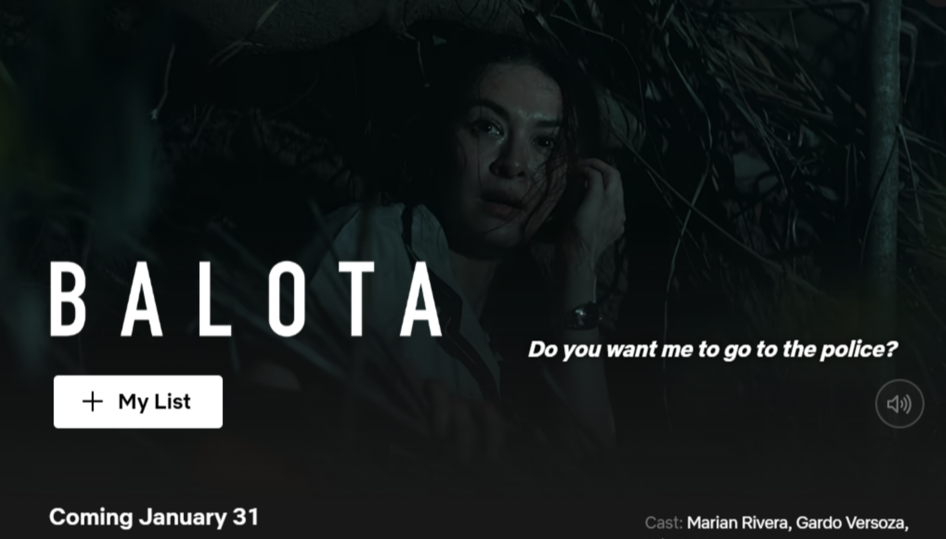 ‘Balota’ starring Marian Rivera is coming to Netflix