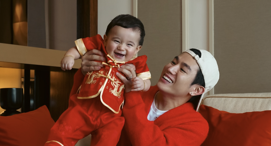 Benedict Cua, son Aleck usher in Year of the Snake 