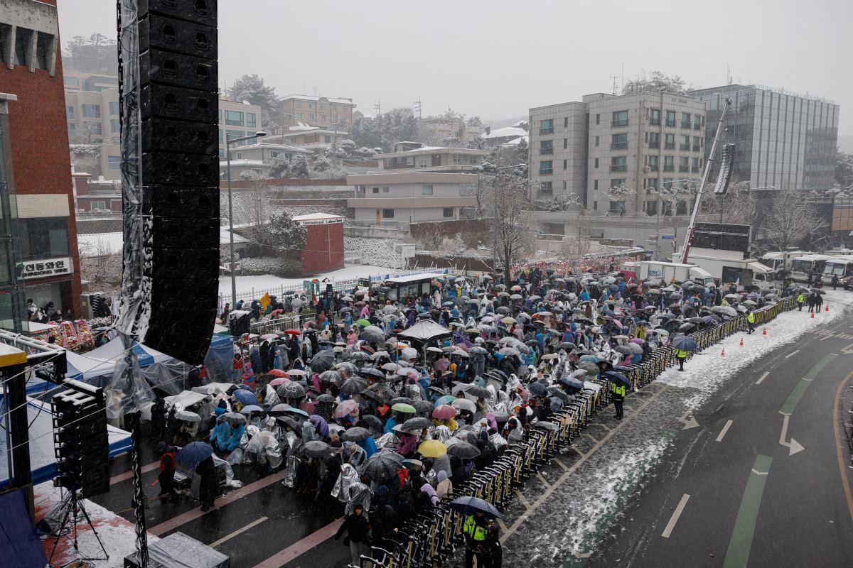 rally in support of impeached South Korean President Yoon Suk Yeol