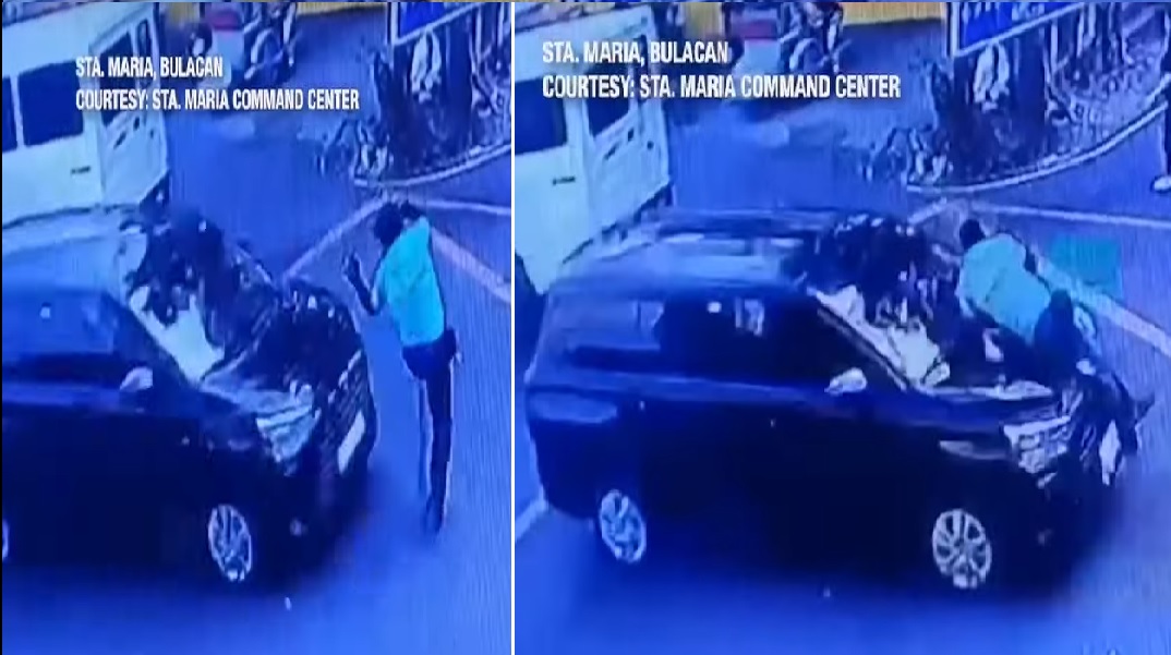 Traffic enforcer, tumilapon nang salpukin ng sasakyang puyat umano ang driver sa Bulacan thumbnail