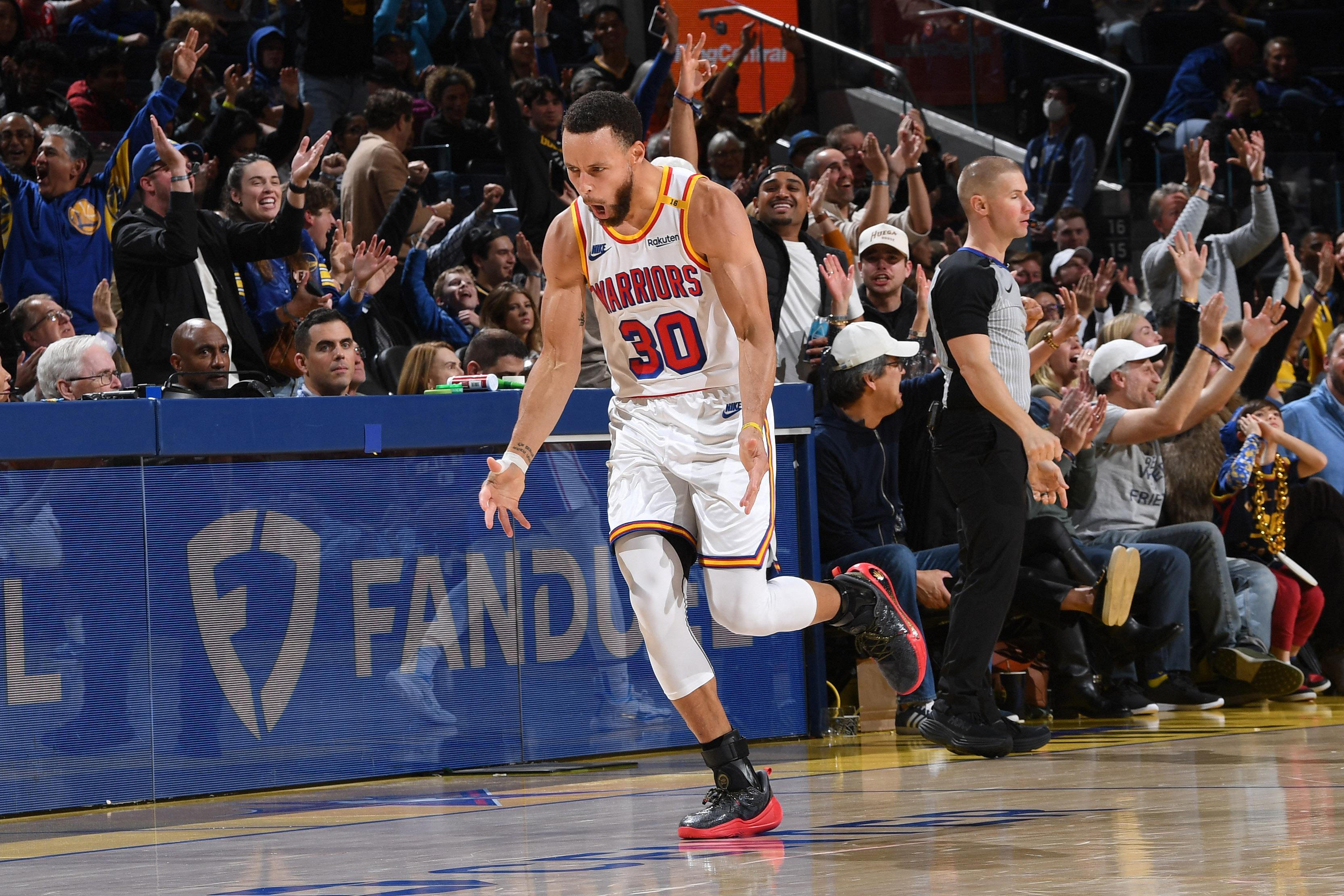 NBA: Steph Curry of the Golden State Warriors