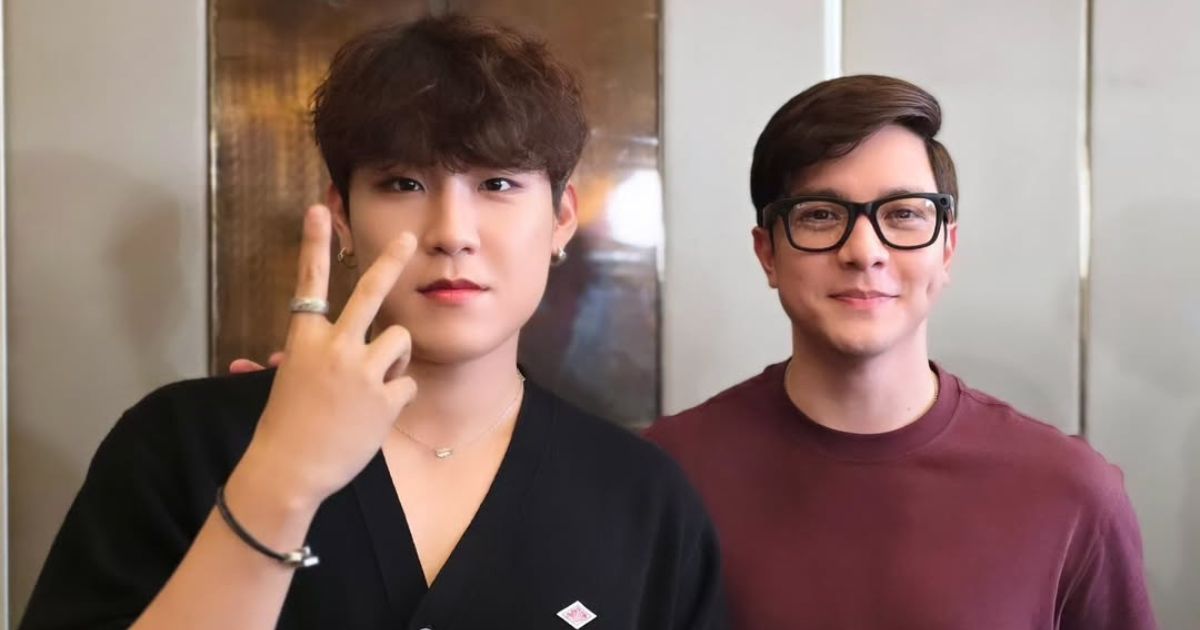 Woojin of AB6IX meets Alden Richards