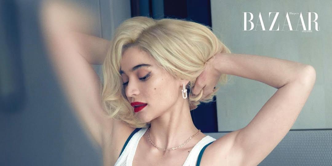 Anne Curtis is a vintage beauty in Harper’s Bazaar Singapore cover