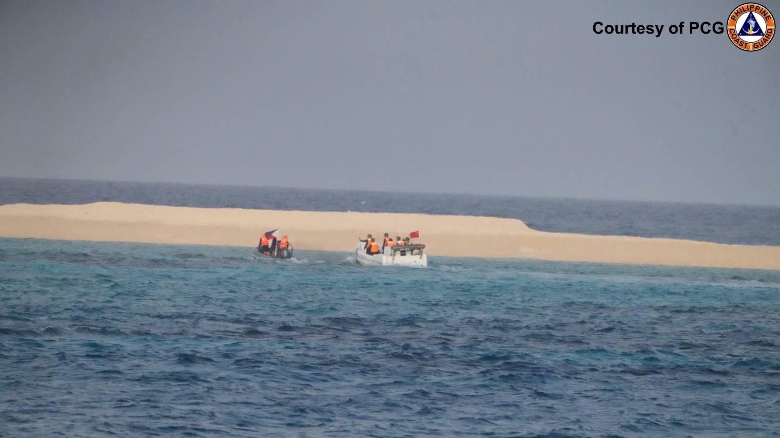 PCG: China Coast Guard, PLAN harassed BFAR vessels near Sandy Cay