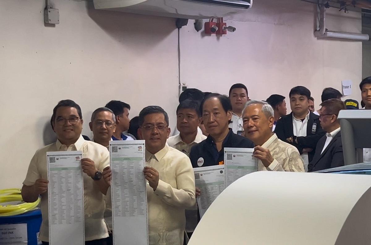 Comelec starts printing of ballots for Eleksyon 2025