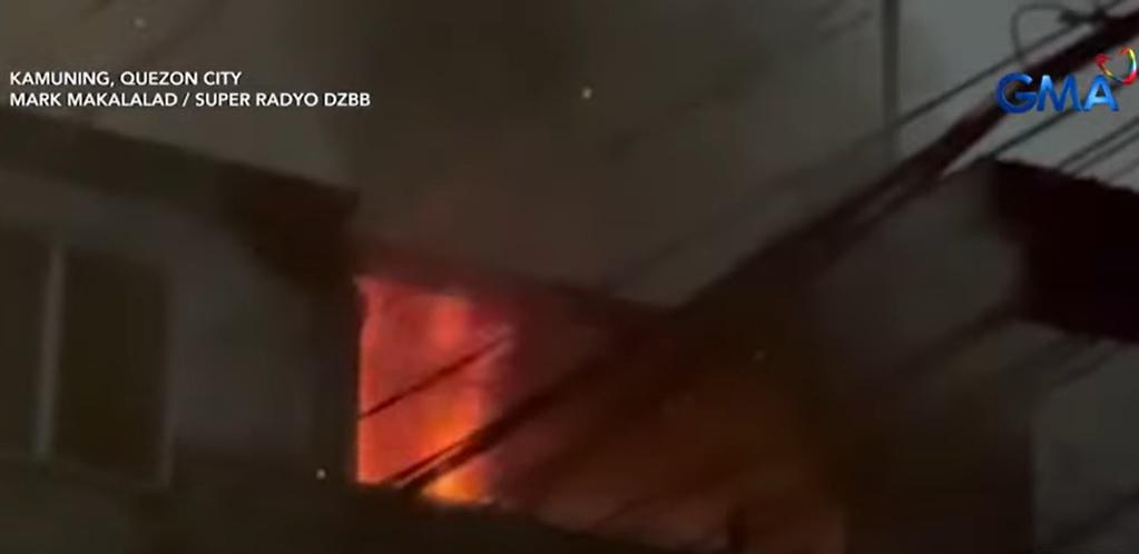 3 hurt in fire that hit Kamuning, QC on New Year's Day