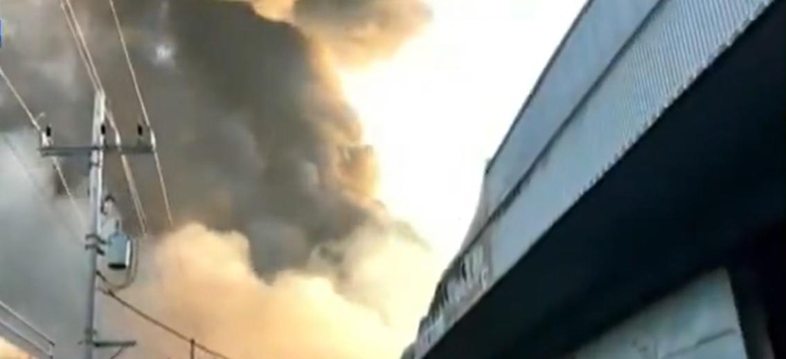 Fire breaks out at warehouse compound in San Pedro, Laguna