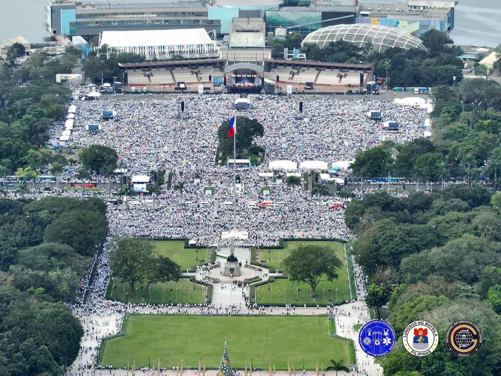 INC peace rally at Quirino Grandstand