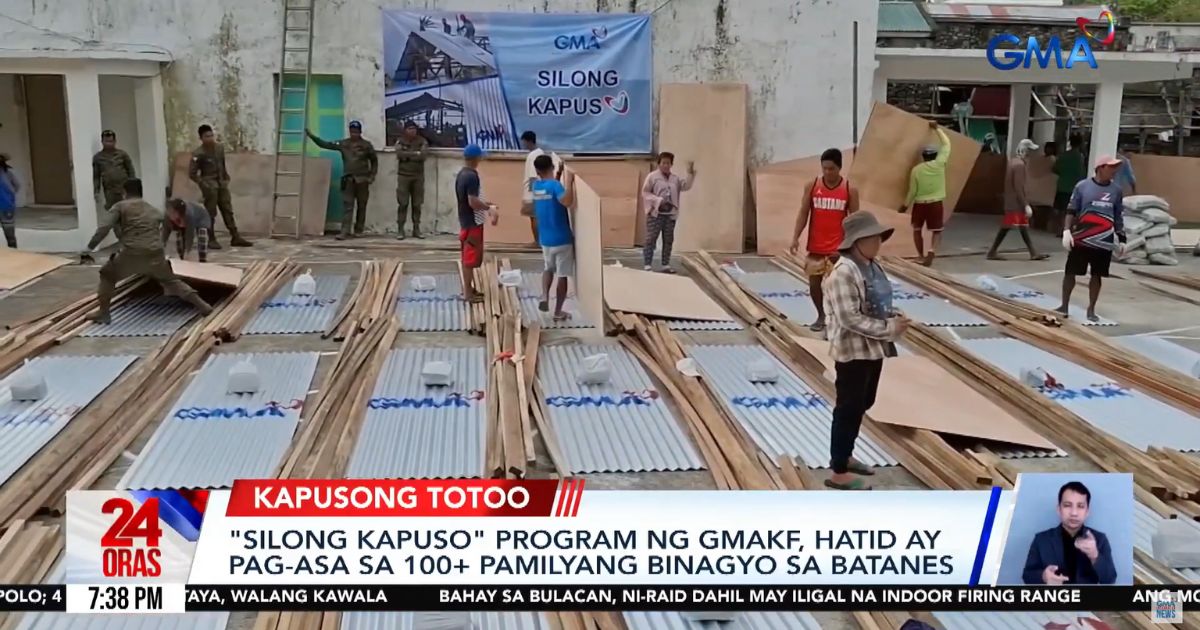 Over 100 families affected by typhoons in Batanes receive construction materials from GMA Kapuso Foundation