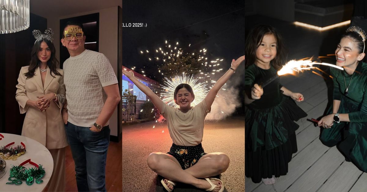 Kapuso stars, more celebs welcome 2025 with New Year salubong