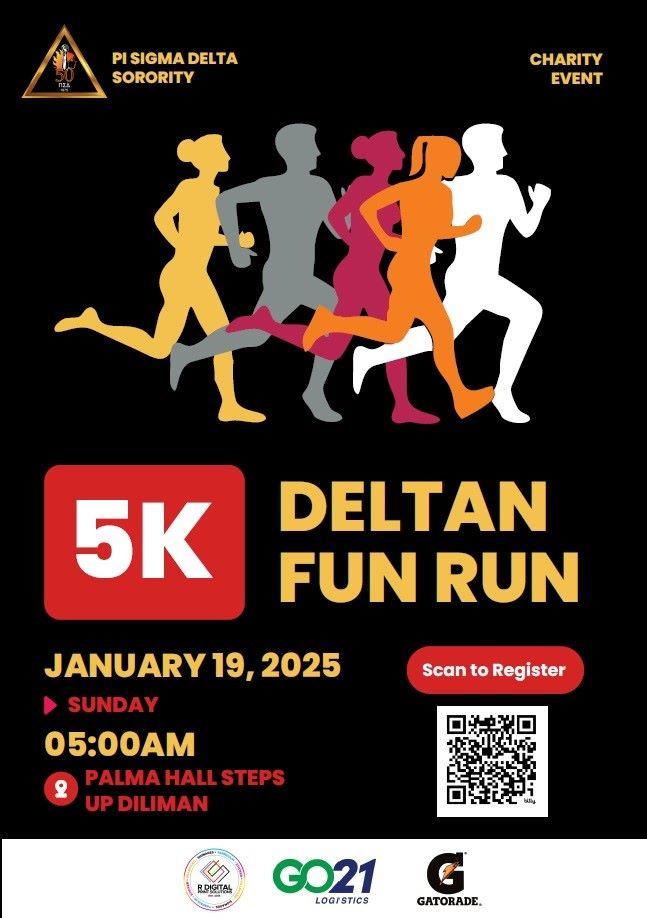 5K Deltan Fun Run 2025 will be held on January 19, 2025