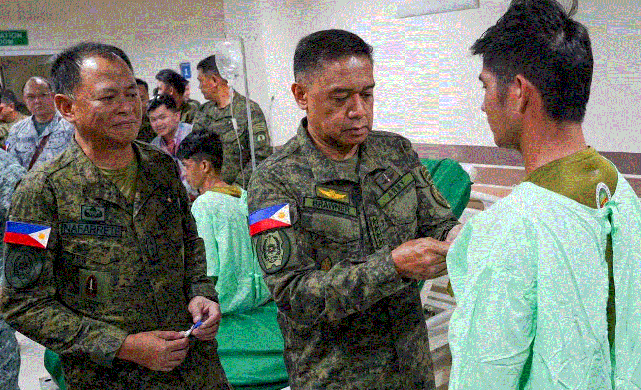 PH military honors soldiers wounded in Basilan clash