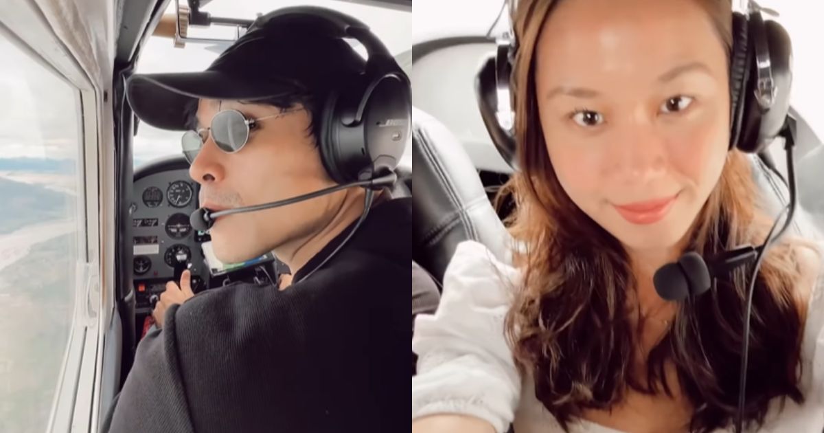 Xian Lim flies with GF Iris Lee for the first time