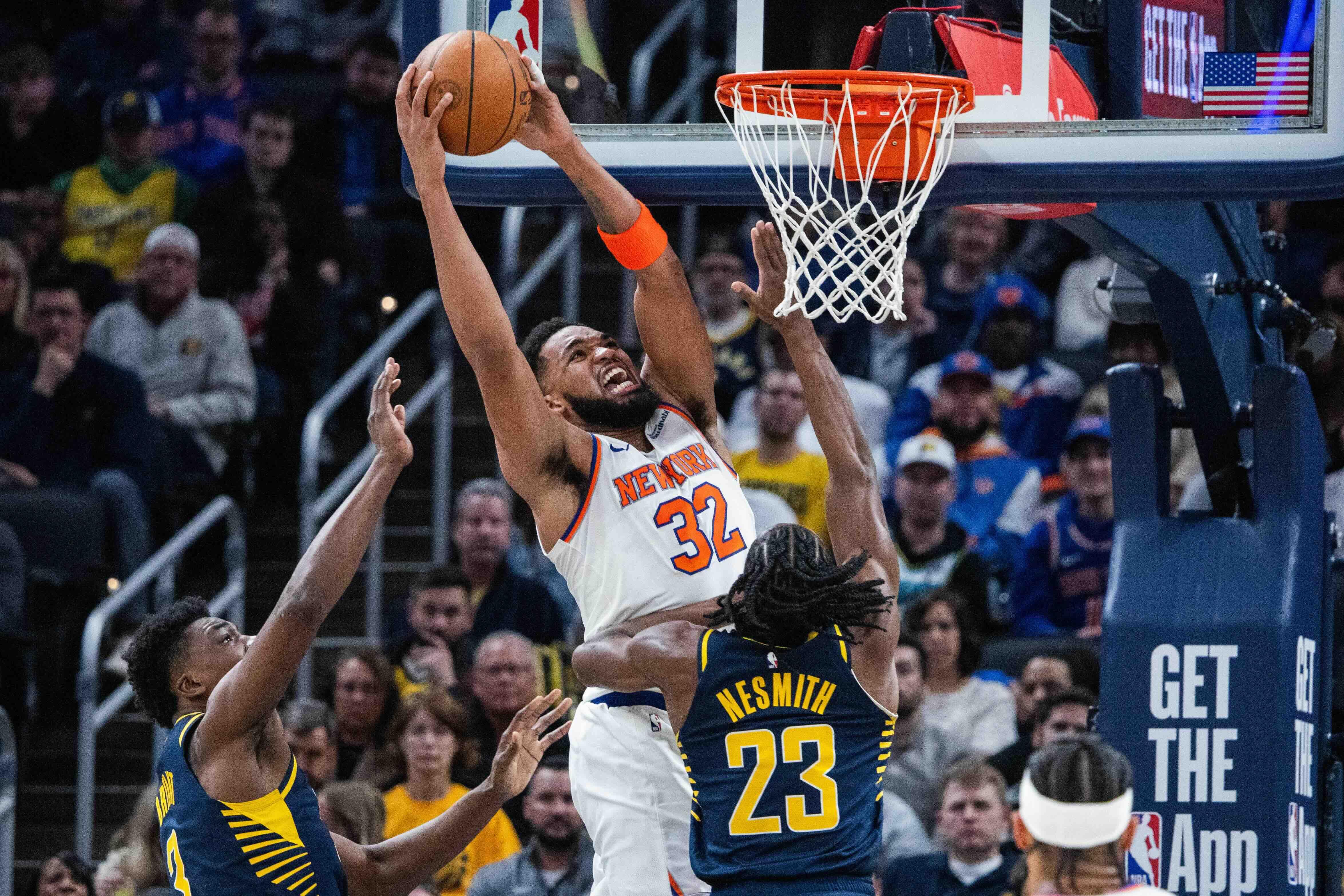 NBA: Karl-Anthony Towns scores 40 as Knicks top Pacers