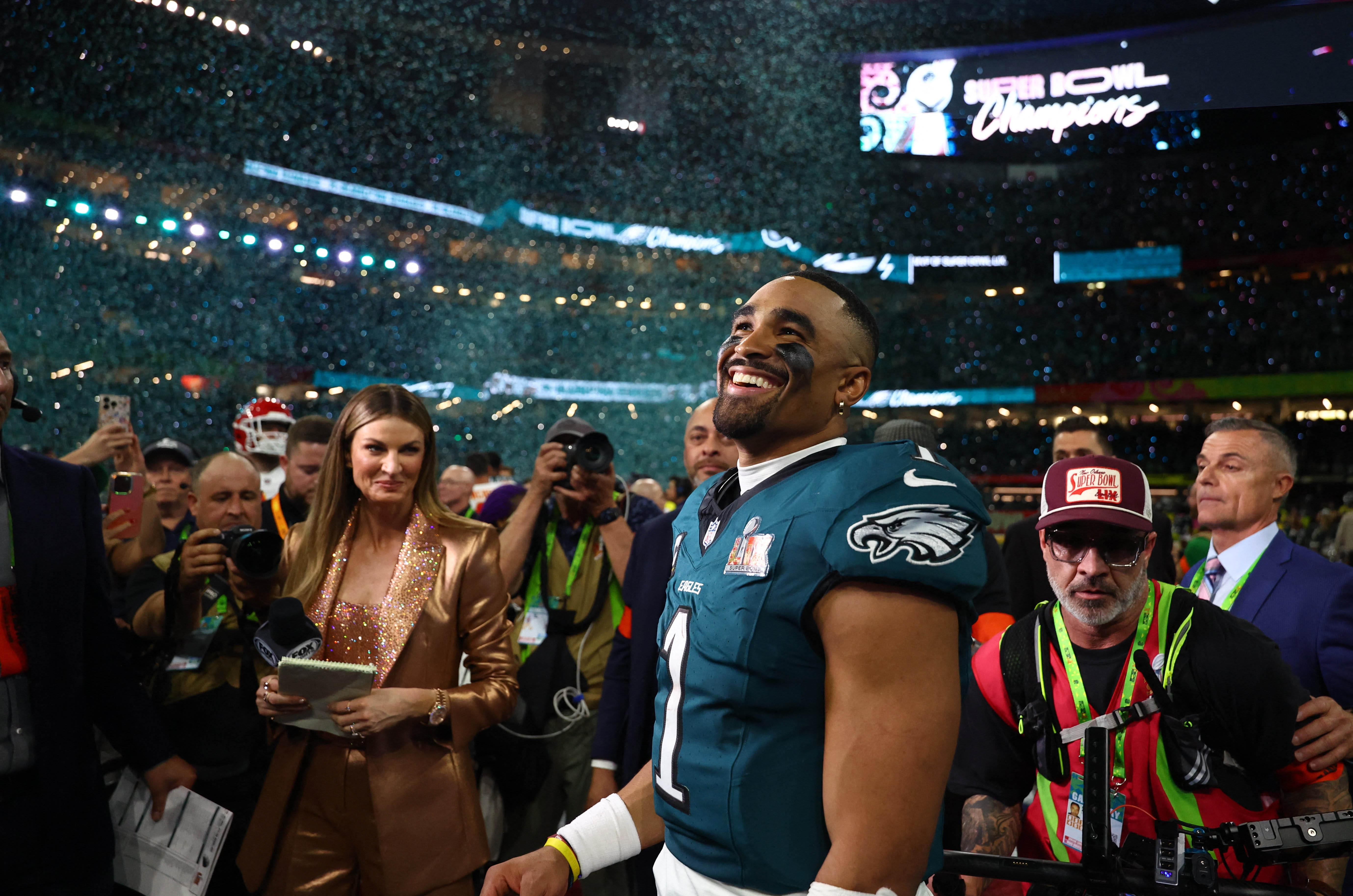 Hurts so good: Philadelphia Eagles quarterback wins Super Bowl MVP