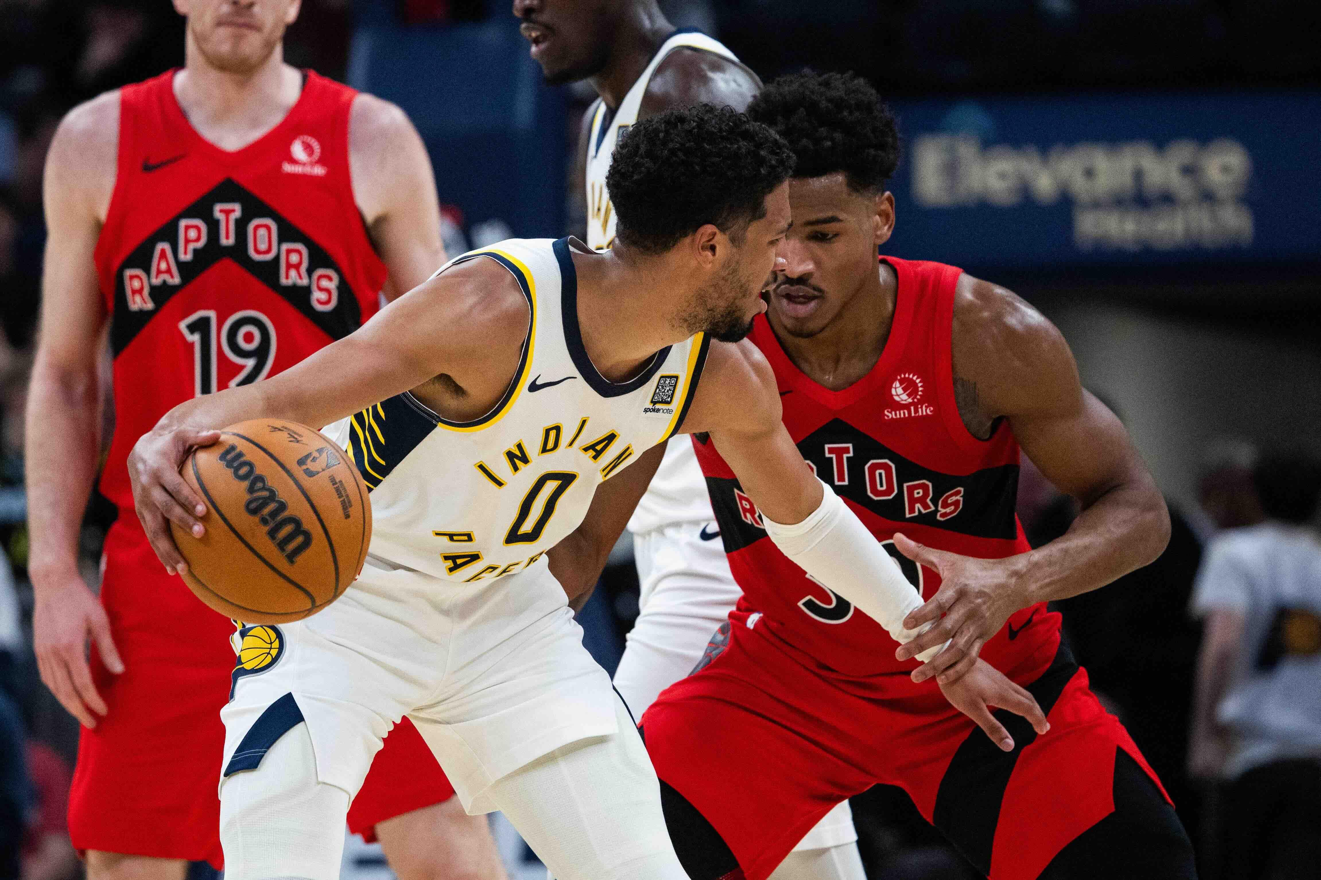 NBA: Tyrese Haliburton, Myles Turner shoot Pacers over Raptors