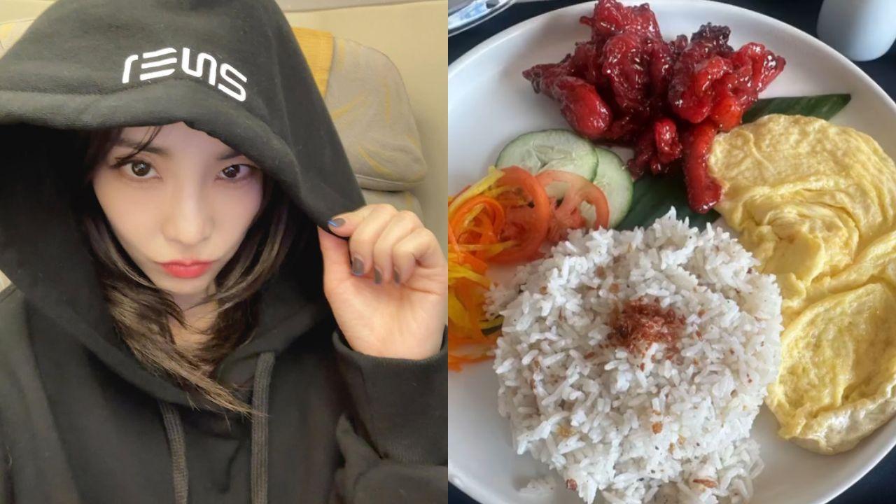 Sandara Park starts Manila trip with her favorite Pinoy food