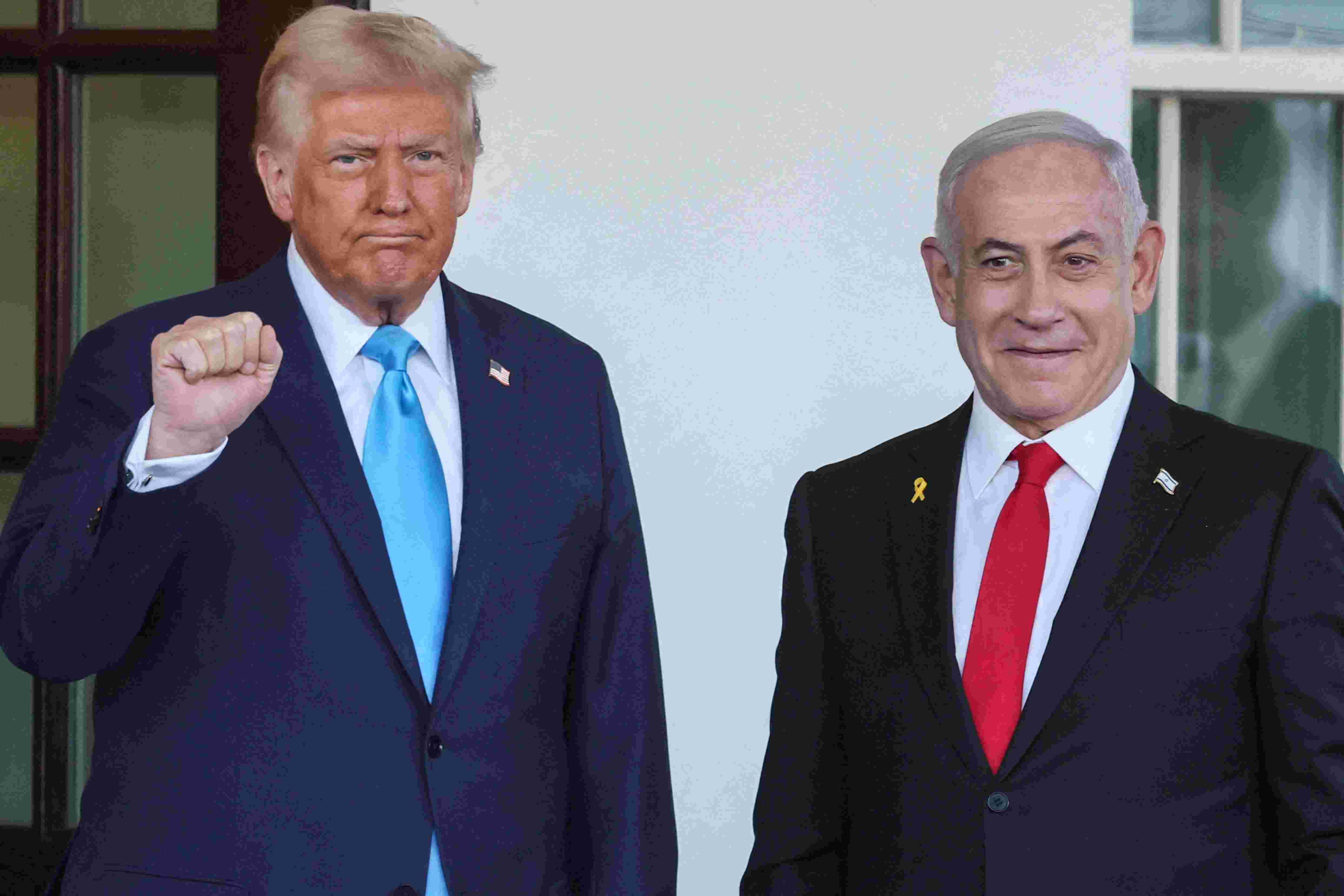 US President Donald Trump and Israeli Prime Minister Benjamin Netanyahu