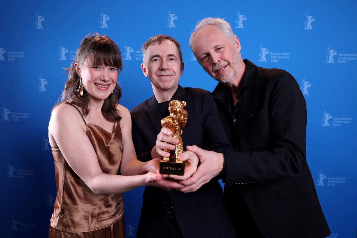 Winners at the 75th Berlinale International Film Festival in Berlin