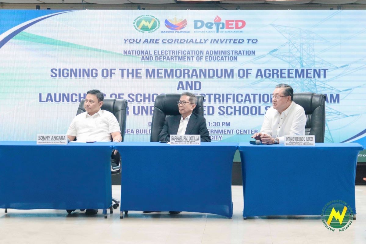 NEA partners with DepEd to energize remote schools