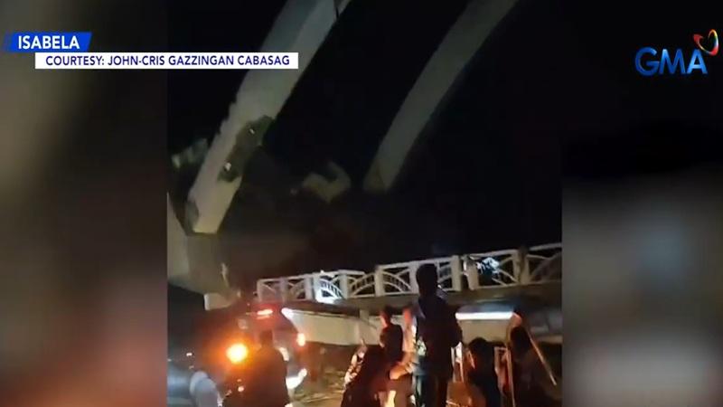 Portion of Isabela bridge collapses; 6 hospitalized