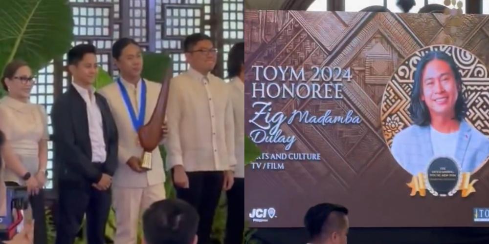 Kapuso director Zig Dulay receives The Outstanding Young Men 2024 award 