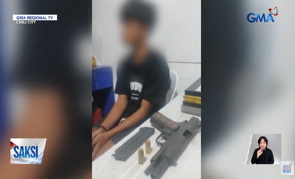 15-anyos na ginawa umanong hitman at suspek sa pagpatay sa isang babae sa Cebu, sinagip