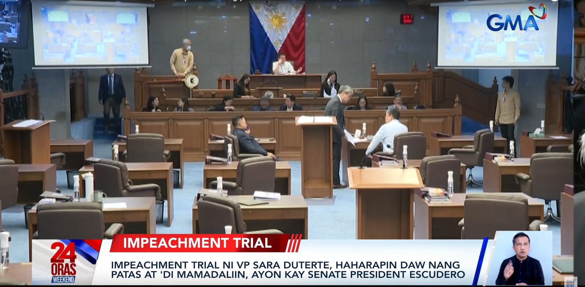 Escudero: Senate will not rush VP Sara"s impeachment trial