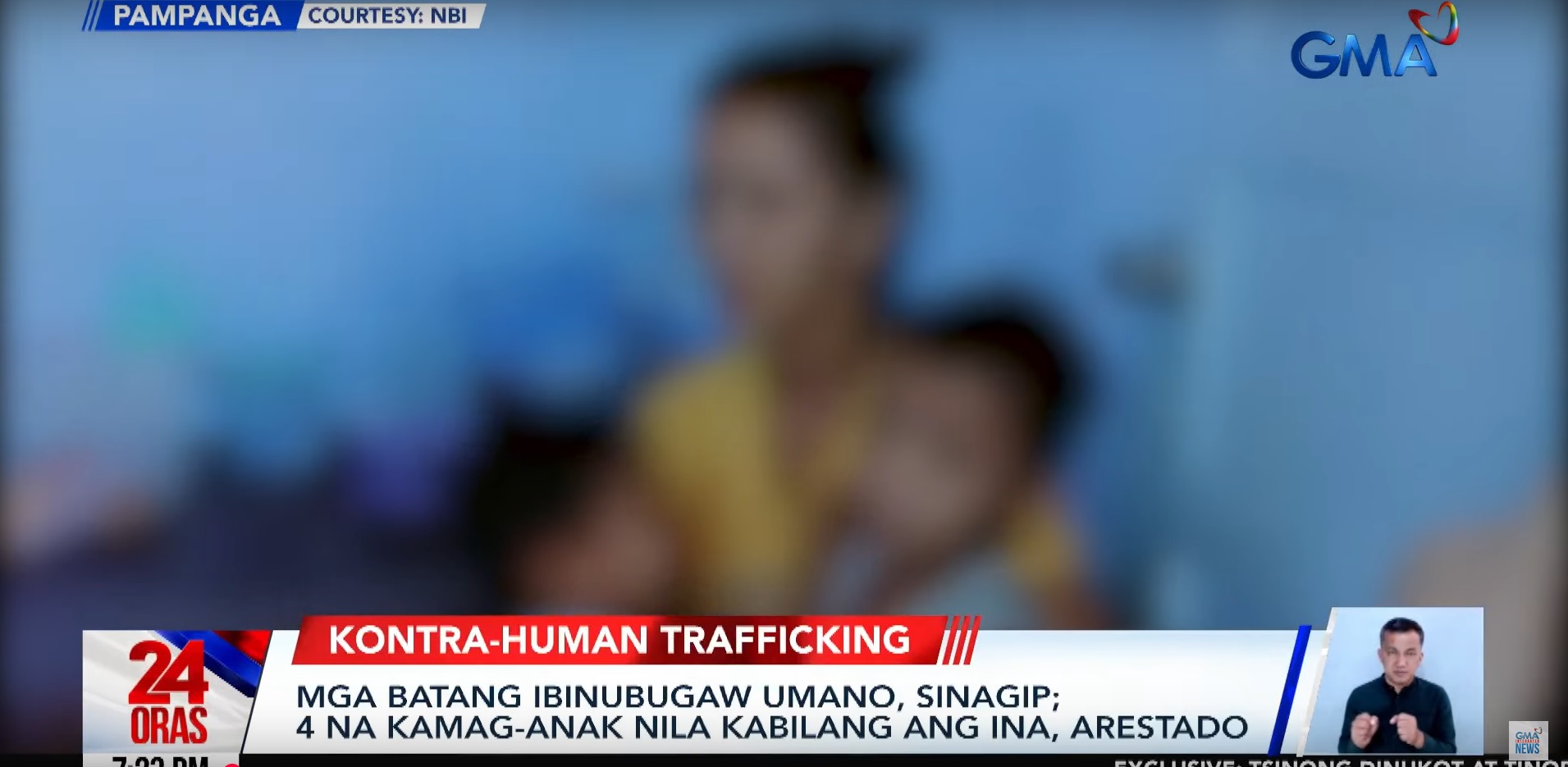 NBI nabs mothers for sexually exploiting their kids