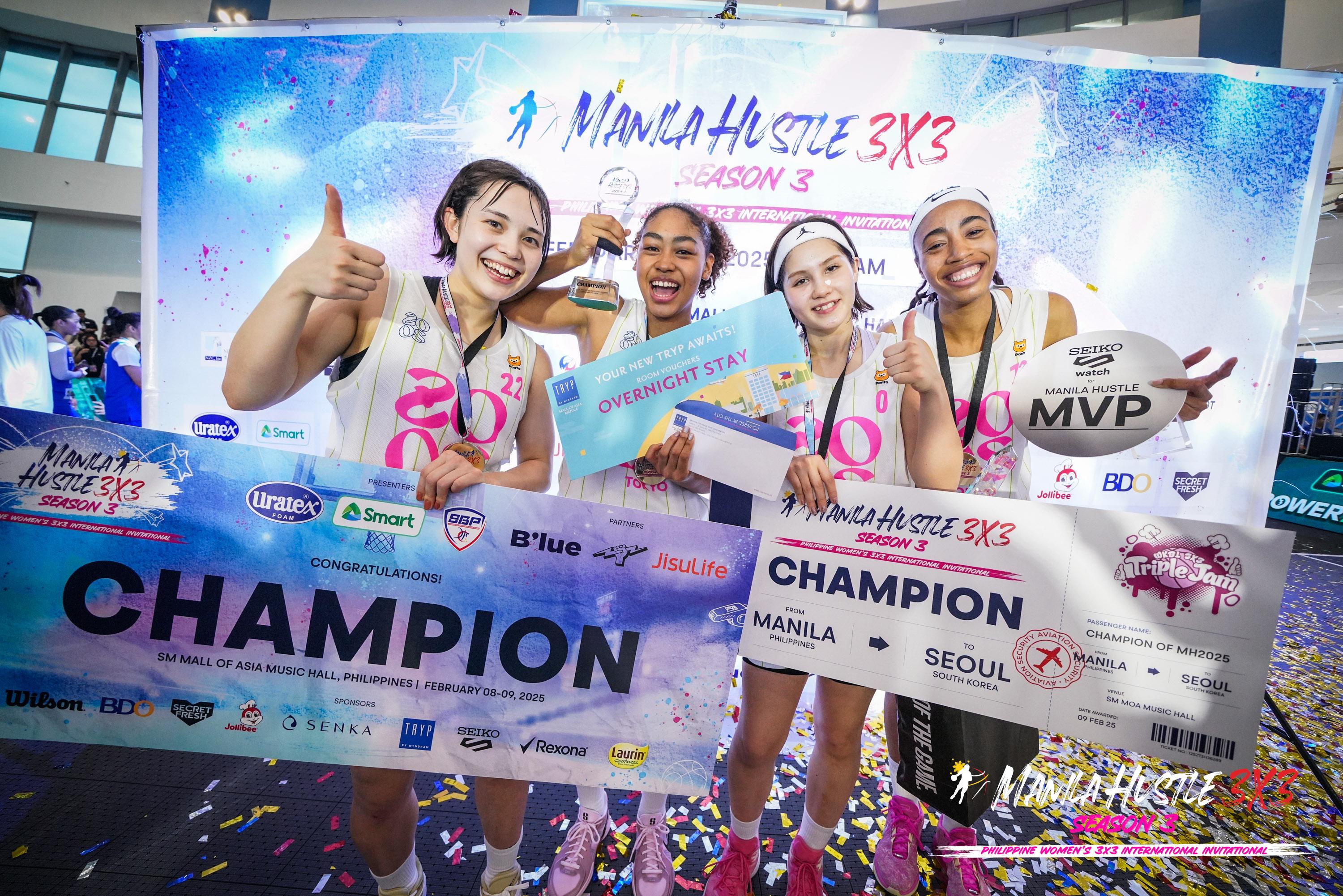 Manila Hustle 3x3 basketball: Zoos Tokyo