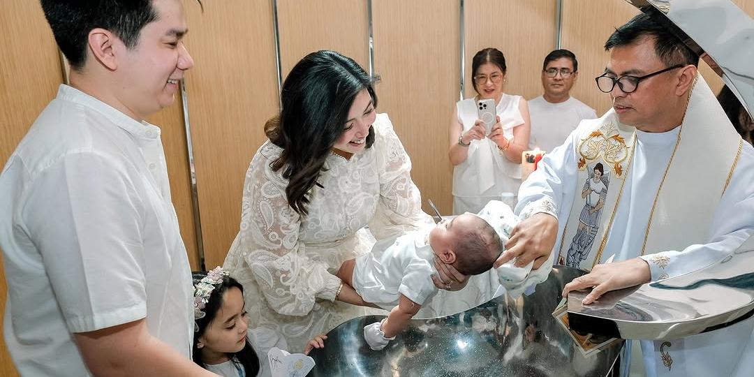 Dani Barretto's son Riley gets baptized