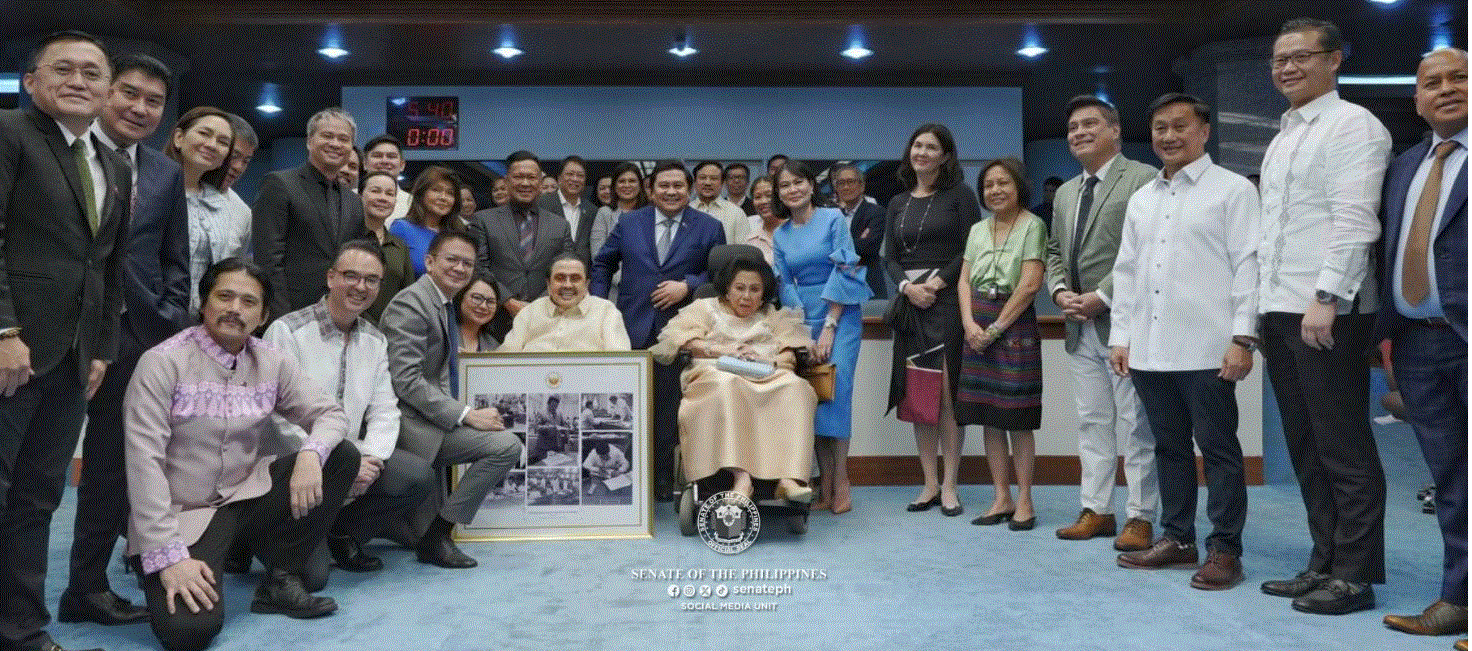 Erap, Loi Estrada honored in Senate