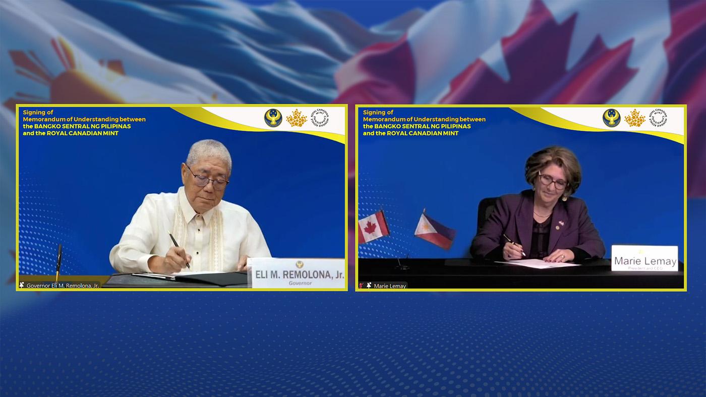 BSP, Royal Canadian Mint ink 5-year partnership deal on currency management