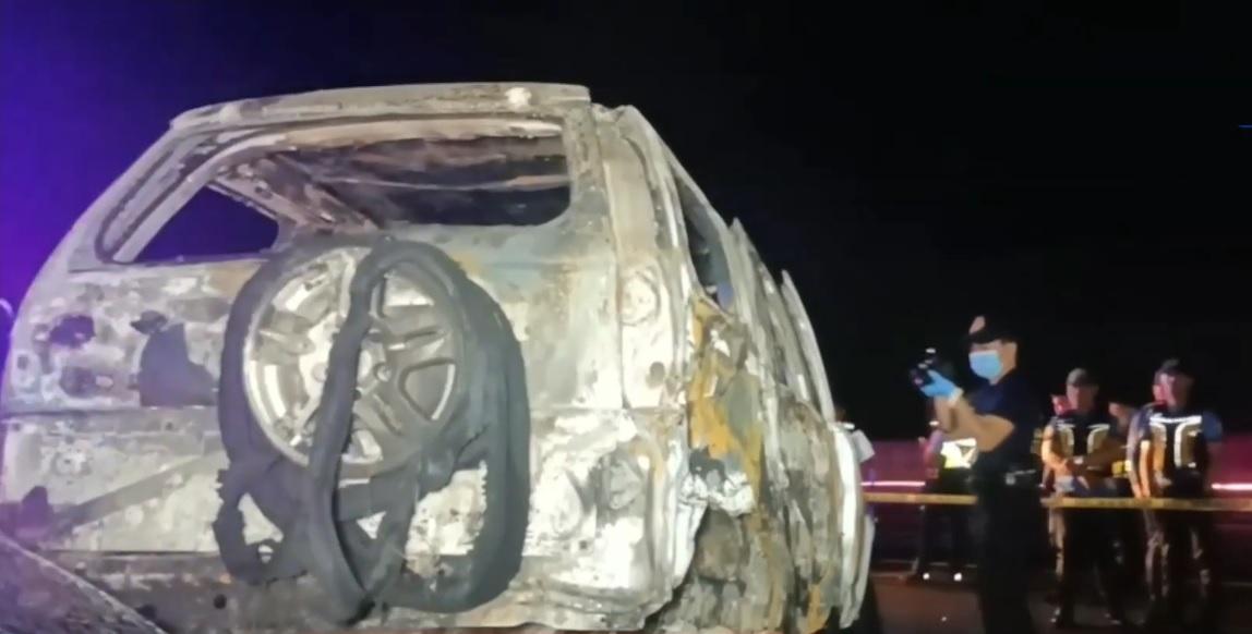 SUV driver killed in fiery crash on Skyway