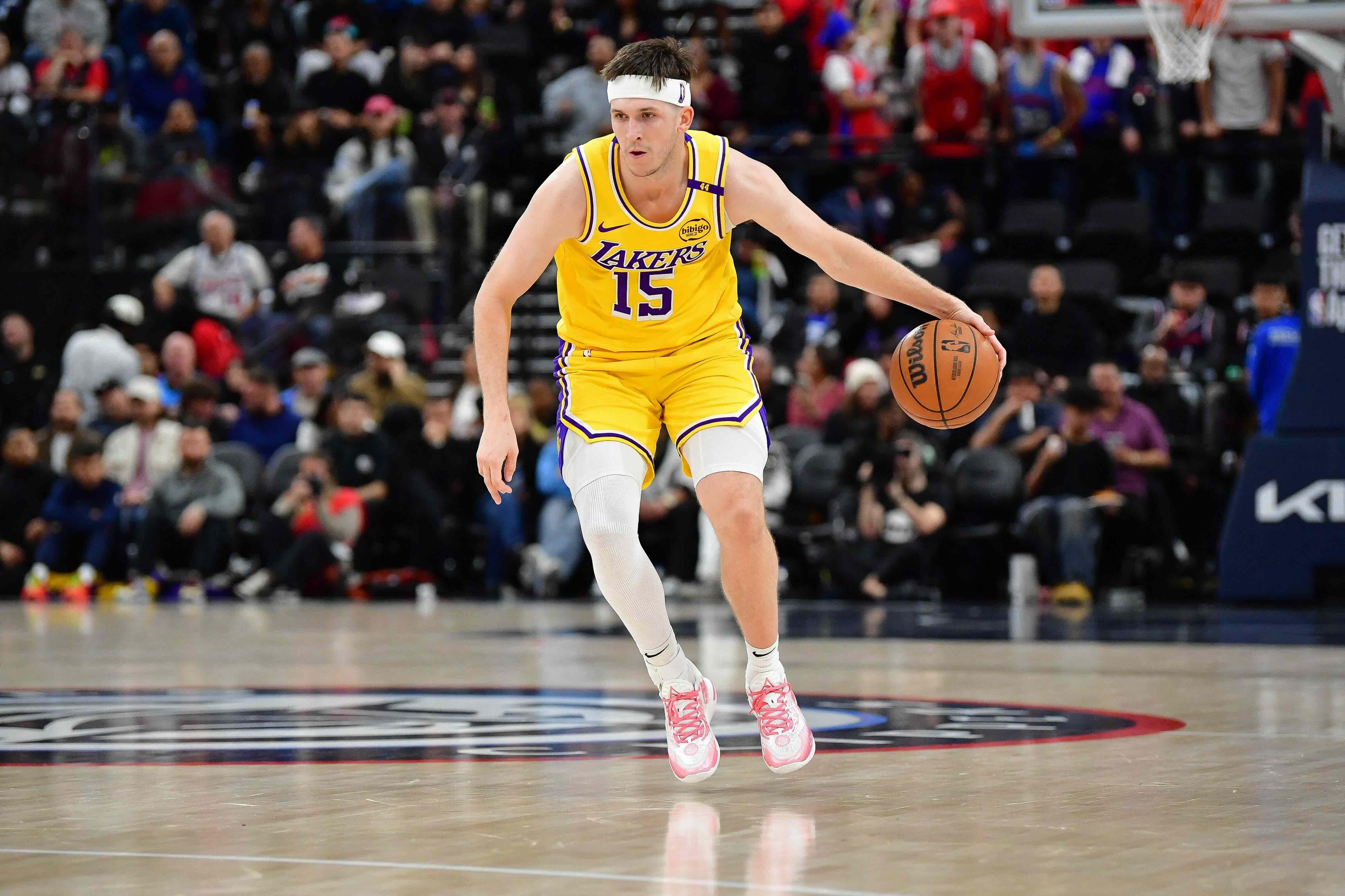 NBA Lakers Guard Austin Reaves Injures Calf Ruled Out Vs Clippers 2025 02 05T053304Z 1006494998 RTRMADP 3 NBA LOS ANGELES LAKERS AT LOS ANGELES CLIPPERS 2025 03 01 12 42 29