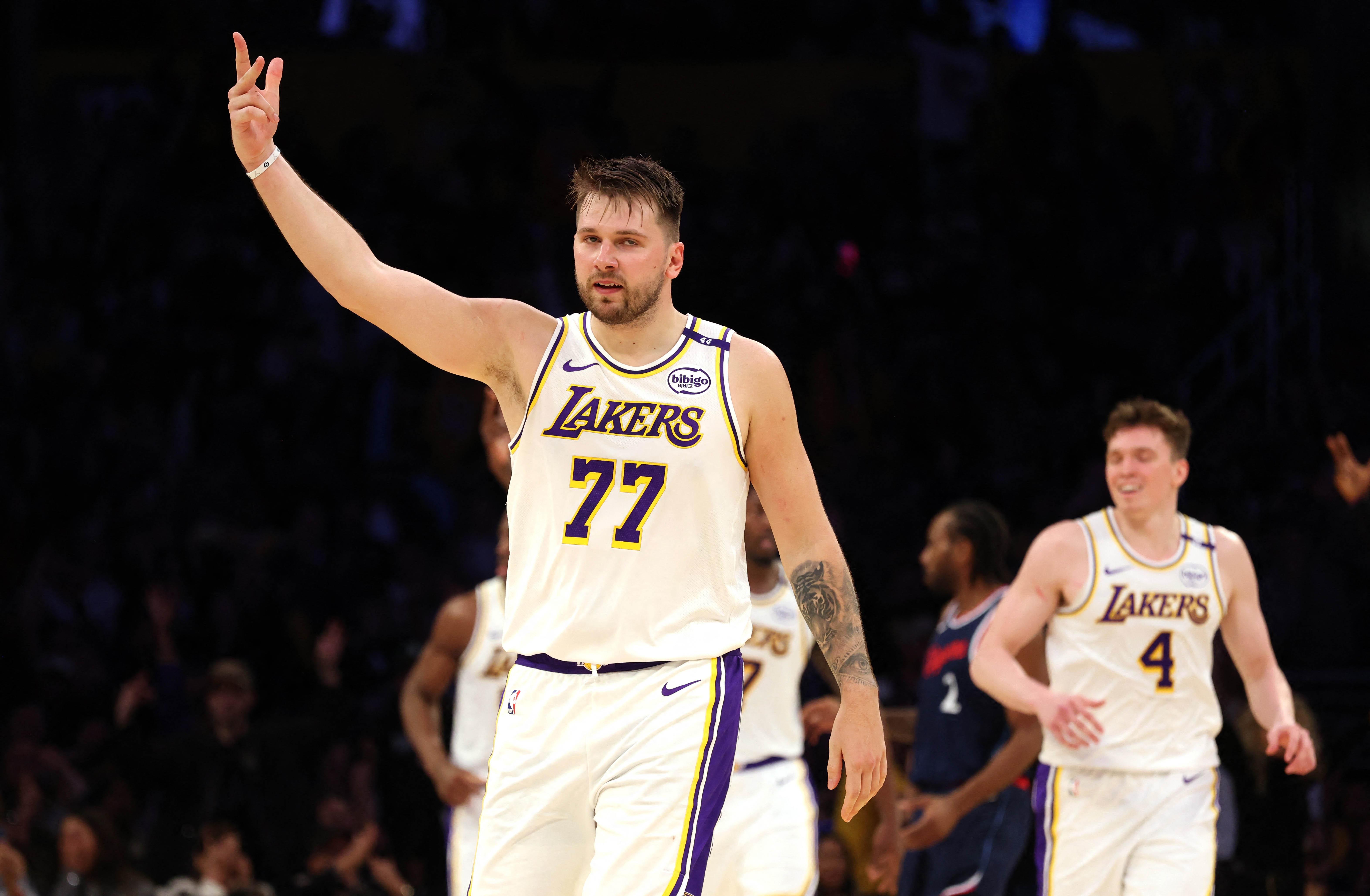 NBA: Los Angeles Lakers' Luka Doncic