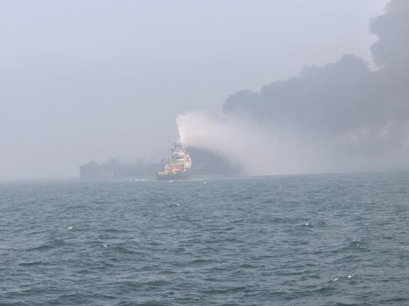 Tanker, cargo ship collide off UK coast causing blaze and casualties