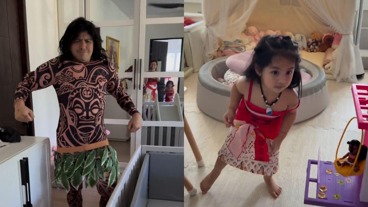 Jennylyn Mercado, Dennis Trillo, daughter Dylan dress up as 'Moana' characters