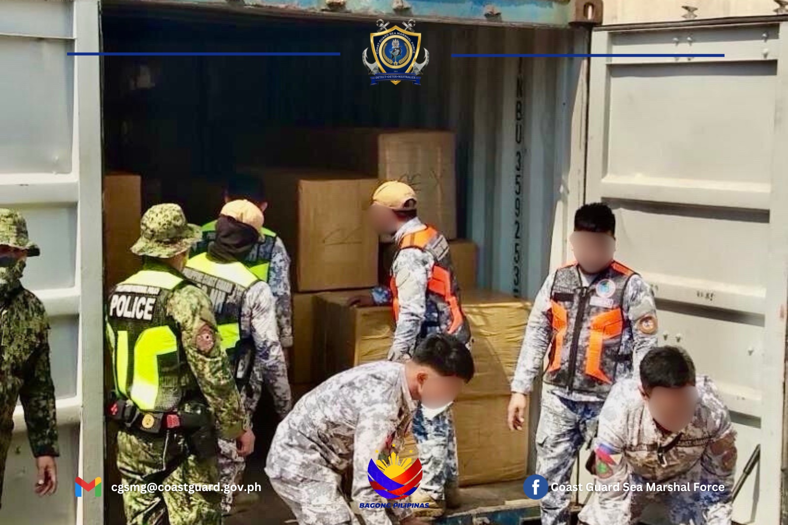 A shipment with P15.8 million worth of alleged smuggled cigarettes aboard a passenger-cargo vessel was intercepted at the Port of ManilaA shipment wit
