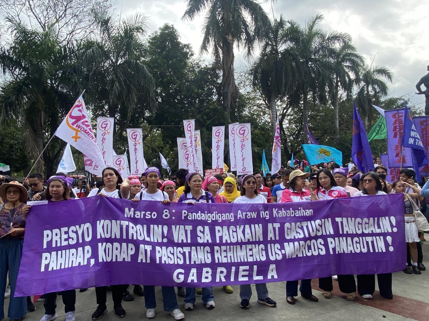 Thousands join rally for economic, social justice on International Women"s Day