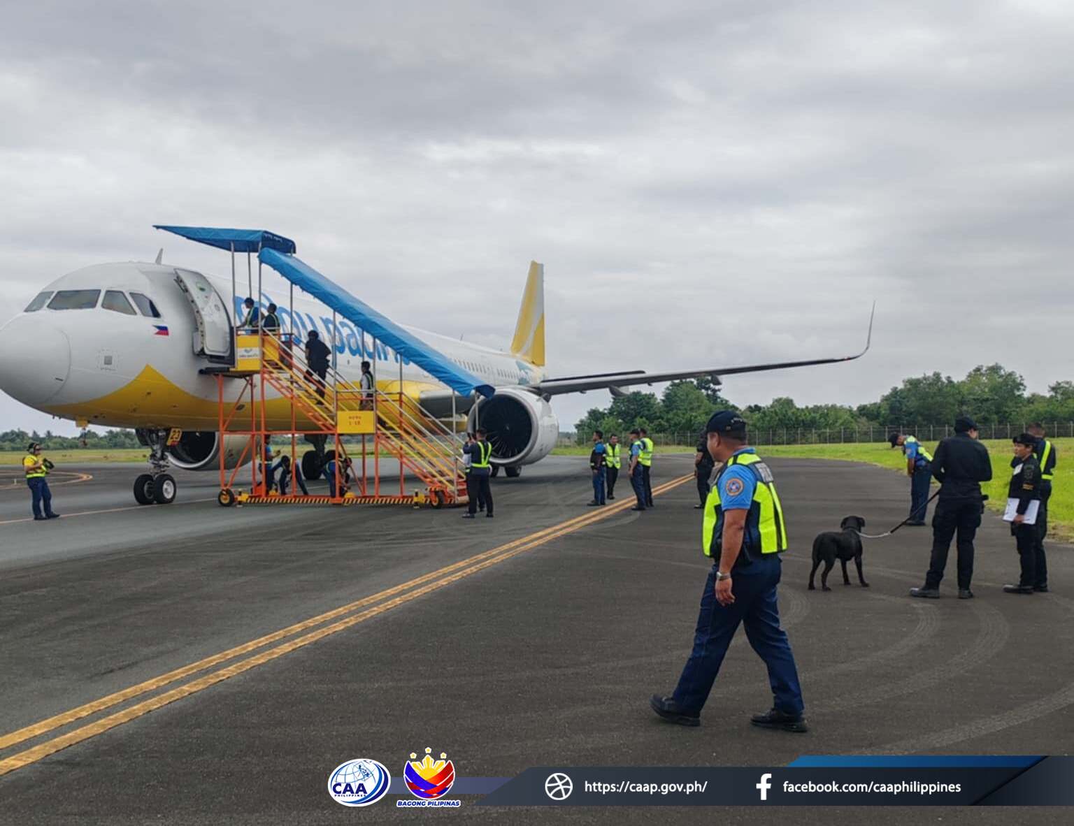 Bomb joke disrupts flight at Bohol-Panglao airport