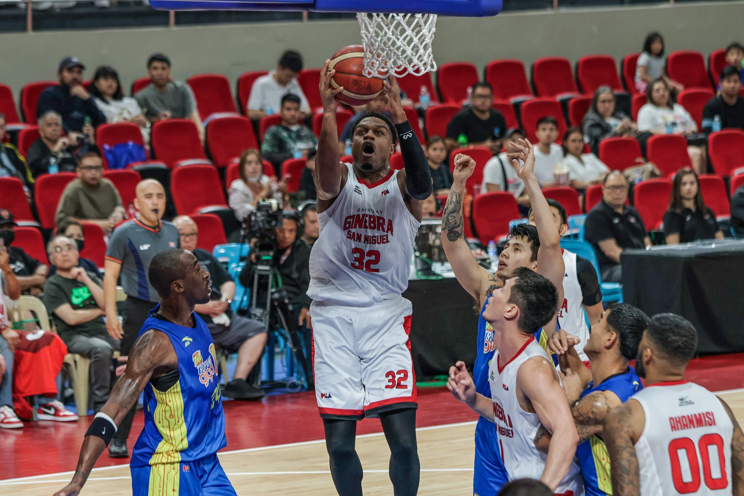 PBA: Barangay Ginebra's Justin Brownlee vs TNT