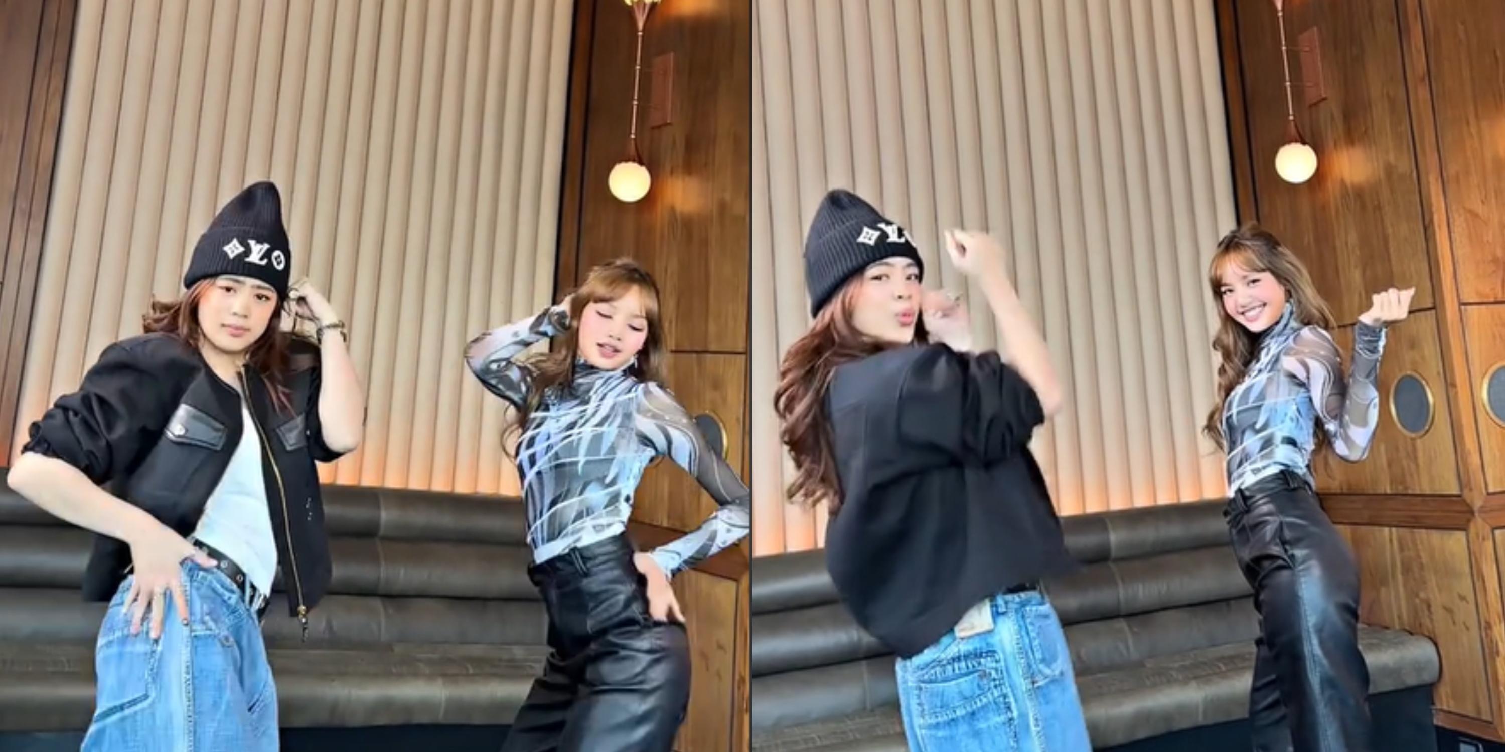 Lisa of Blackpink and Niana Guerrero dance to ‘FUTW’
