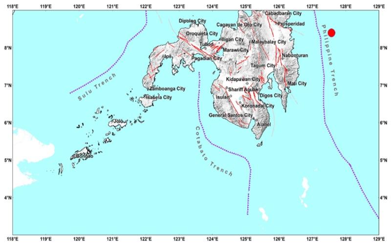 Magnitude 5.6 earthquake jolts Lingig, Surigao del Sur