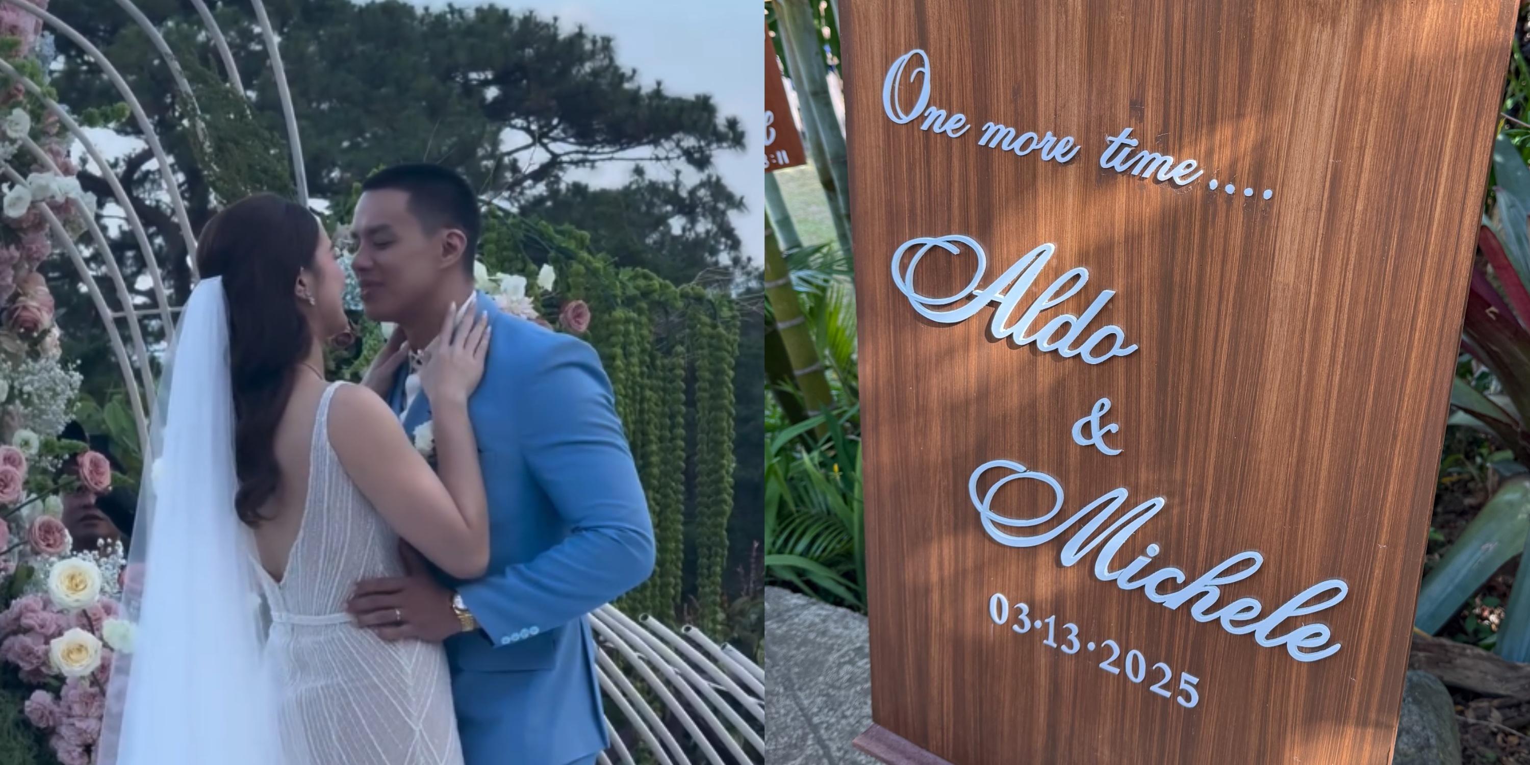 Michele Gumabao ties the knot with Aldo Panlilio for the second time