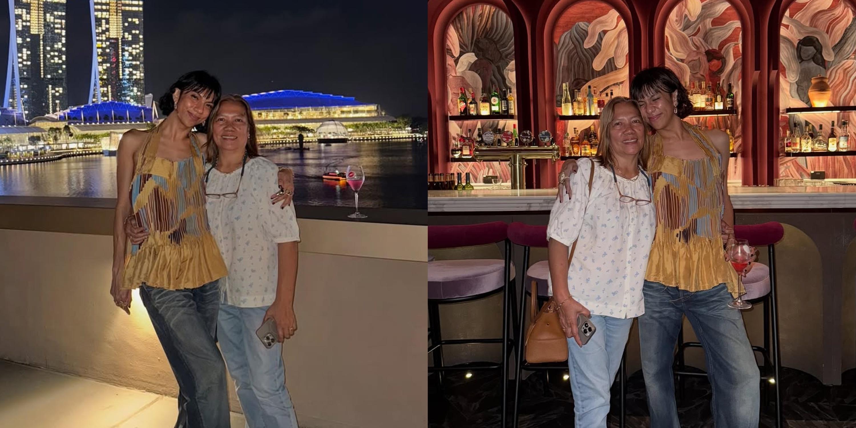 Mimiyuuuh takes mom to Singapore for her birthday: 'First out of the country trip ni inay'