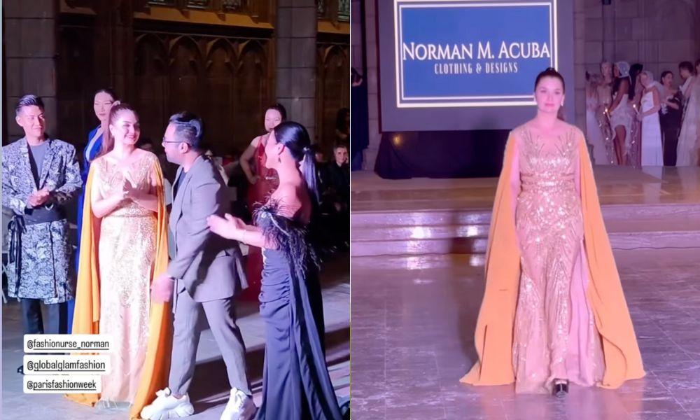 Nadine Samonte is still slaying the runway, this time for Paris Fashion Week