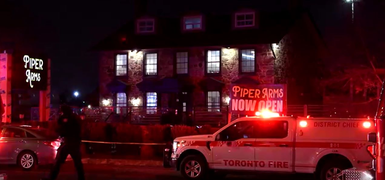 Toronto police seeking three suspects in pub shooting that injured 12