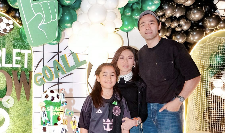 Vicki Belo, Hayden Kho throw football-themed party for Scarlet’s 10th birthday